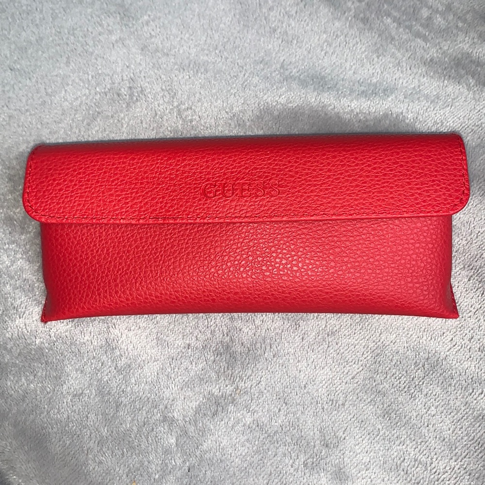 Guess Red Sunglasses Case